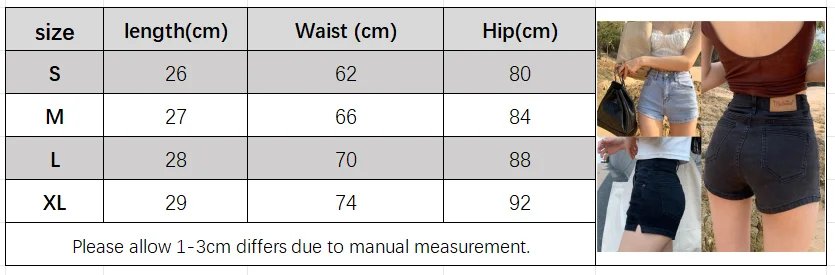 Women's Denim Shorts Casual High-Waisted Shorts Retro-Washed Button-Fly Sexy Hot Pants Tight-fitting Summer Shorts Women's Denim Shorts Casual High-Waisted Shorts Retro-Washed Button-Fly Sexy Hot Pants Tight-fitting Summer Shorts