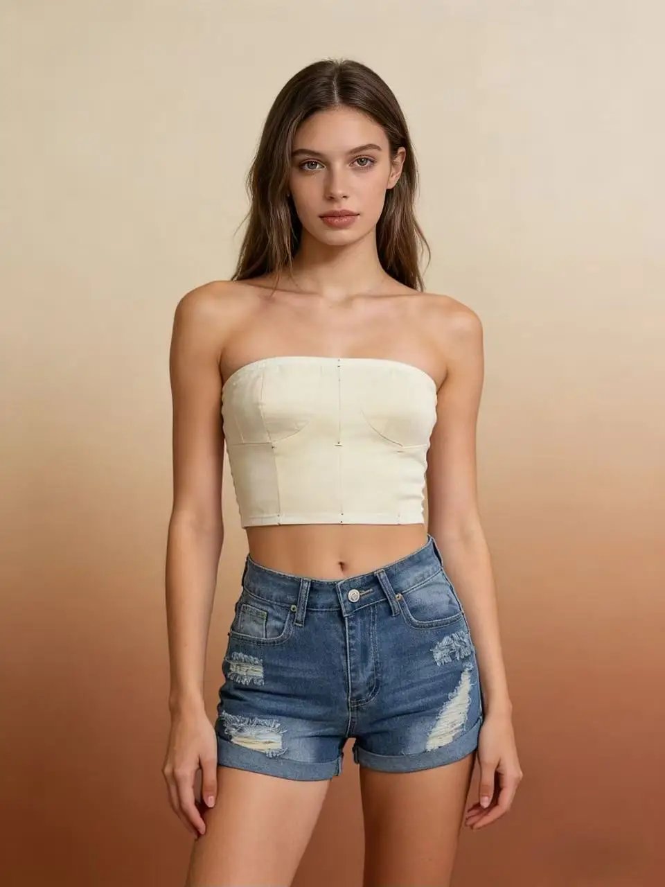 2026 Summer New Ripped Casual High Waist Women's Jeans Shorts
