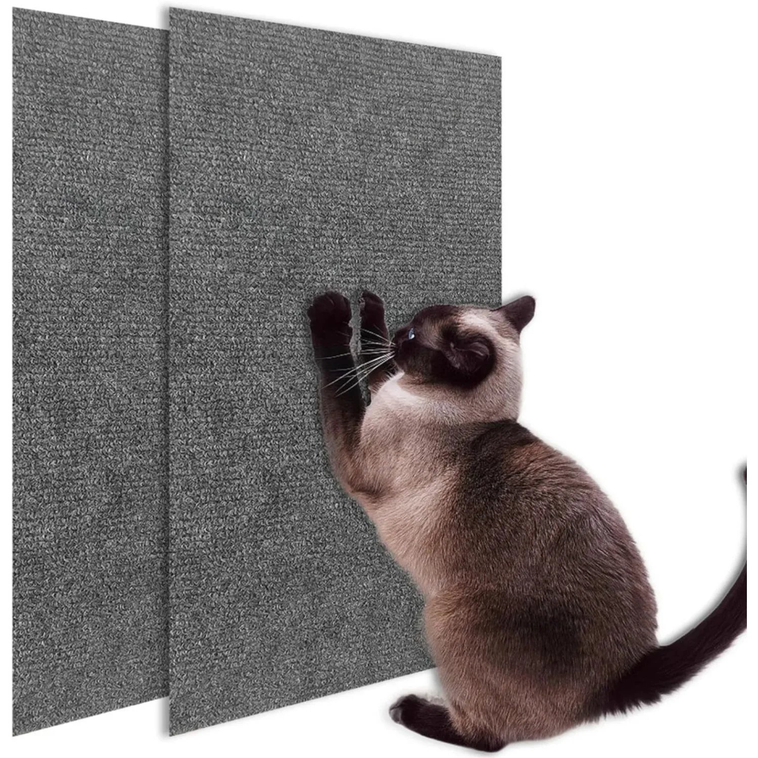 Wall Self-Adhesive Anti Cat Scratch Sofa DIY Cats Scratch Protection Paws Sharpen Trimmable Carpet Cats Scratch Board