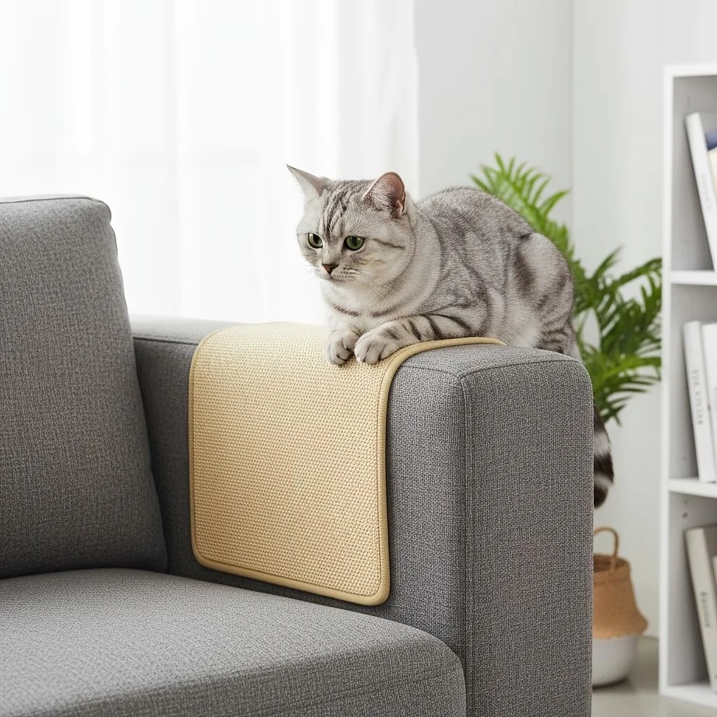 Durable Multi-Layer Hemp Rope Cat Scratcher, Sofa Corner Protector Invisible Adhesive, Ideal Easter Gift for Cats Durable Multi-Layer Hemp Rope Cat Scratcher, Sofa Corner Protector Invisible Adhesive, Ideal Easter Gift for Cats