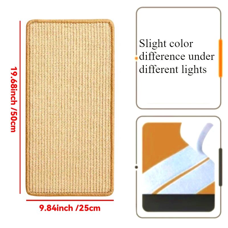 Durable Multi-Layer Hemp Rope Cat Scratcher, Sofa Corner Protector Invisible Adhesive, Ideal Easter Gift for Cats Durable Multi-Layer Hemp Rope Cat Scratcher, Sofa Corner Protector Invisible Adhesive, Ideal Easter Gift for Cats