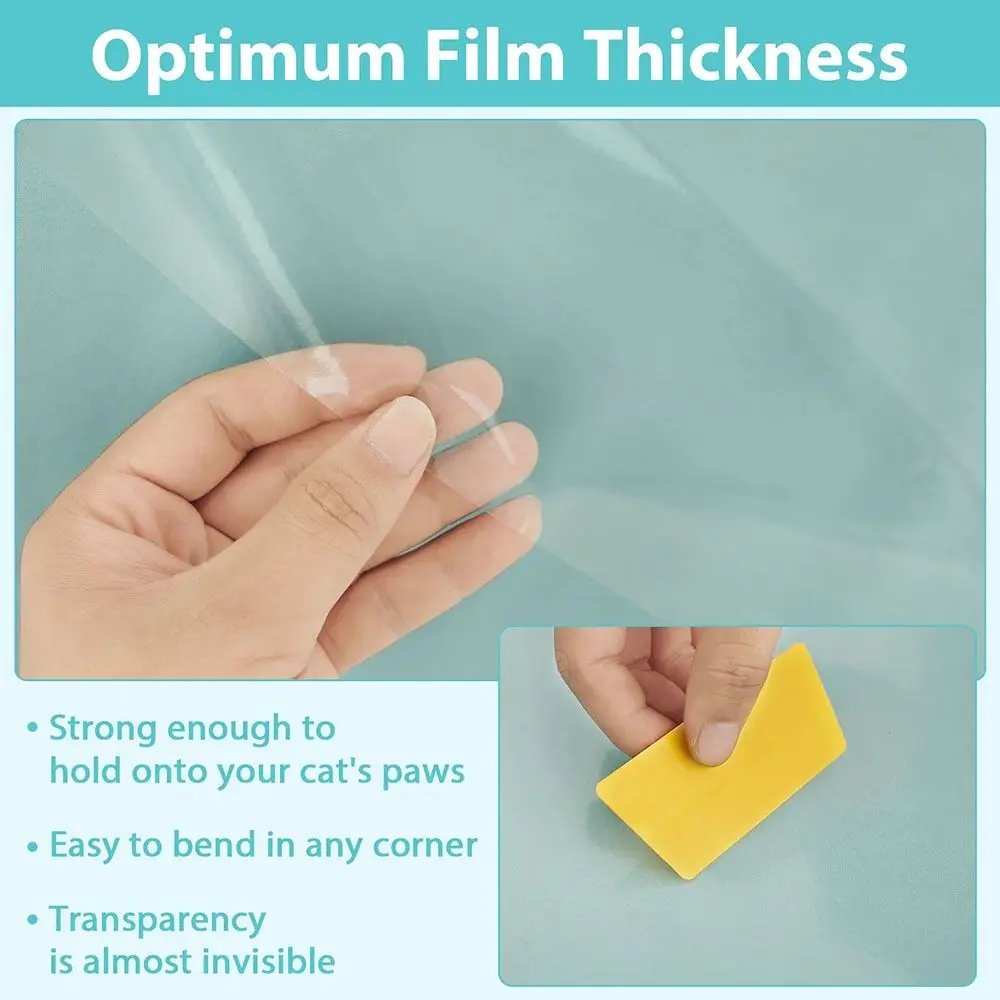1Roll Anti Cat Scratch Furniture Protector Peelable Self-Adhesive Cat Training Protectors Tape Couch Guard Pads Stickers 1Roll Anti Cat Scratch Furniture Protector Peelable Self-Adhesive Cat Training Protectors Tape Couch Guard Pads Stickers