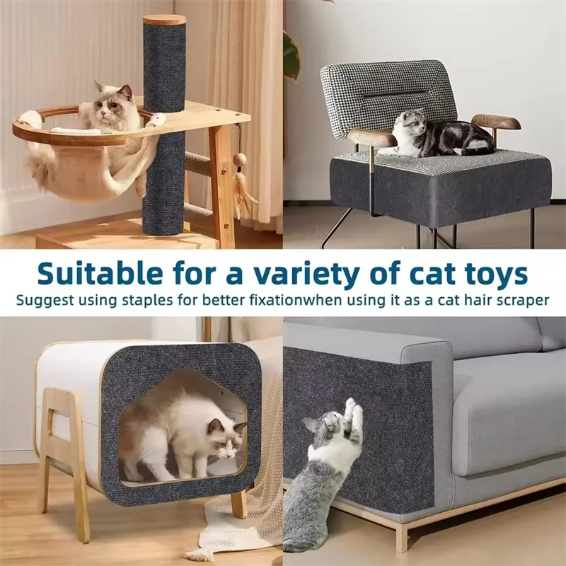 7 Colors Cat Scratcher Sofa Protector Cats Scratcher Pad Board Protection Trimmable Self-adhesive Carpet DIY Cat Scratch Mat 7 Colors Cat Scratcher Sofa Protector Cats Scratcher Pad Board Protection Trimmable Self-adhesive Carpet DIY Cat Scratch Mat