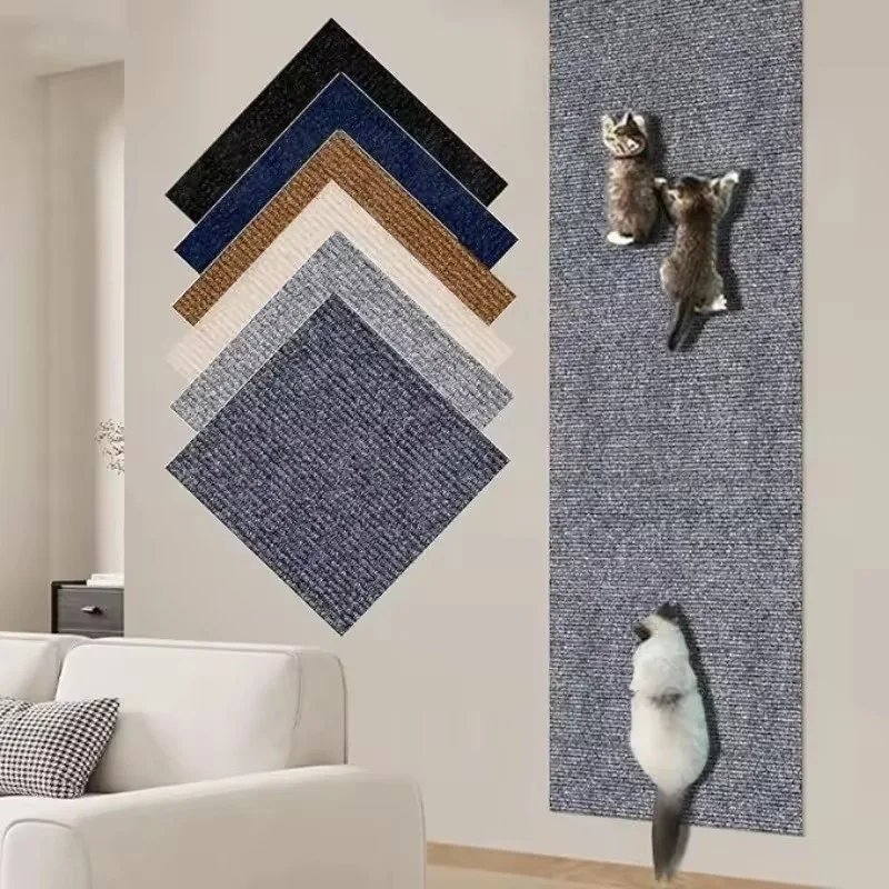 7 Colors Cat Scratcher Sofa Protector Cats Scratcher Pad Board Protection Trimmable Self-adhesive Carpet DIY Cat Scratch Mat 7 Colors Cat Scratcher Sofa Protector Cats Scratcher Pad Board Protection Trimmable Self-adhesive Carpet DIY Cat Scratch Mat