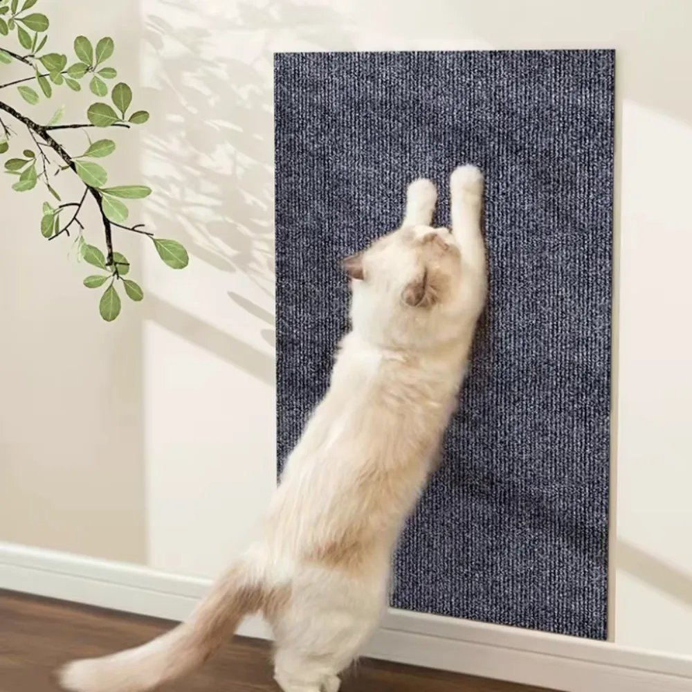 40x300cm Cat Scratcher Sofa Protector Cats Scratcher Pad Board Protection Trimmable Self-adhesive Carpet DIY Cat Scratch Mat