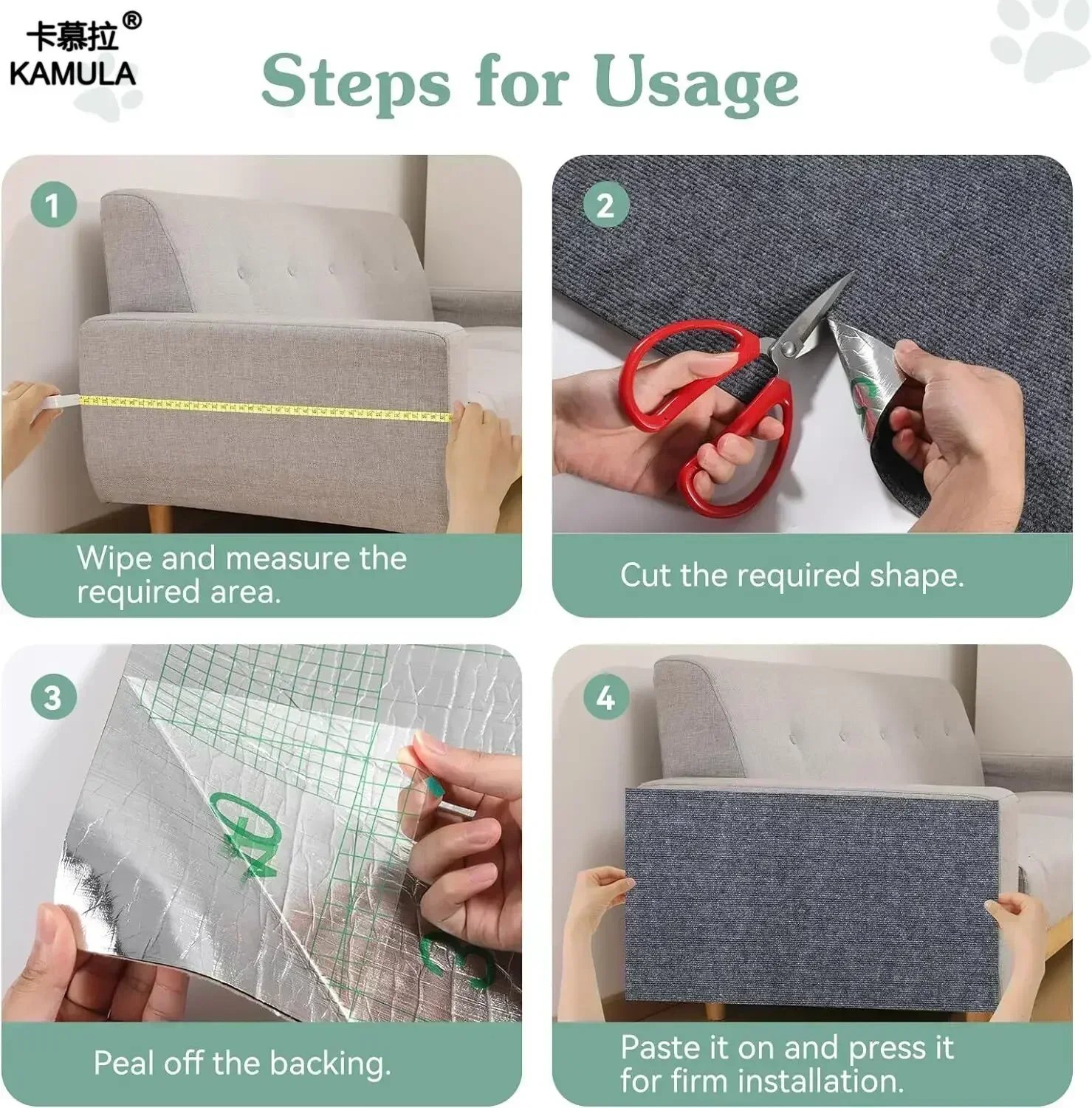 Trimmable Cat Scratching Mat Self-Adhesive Carpet Mat Pad Cat Pet Scratcher Furniture Couch Corner Indoor Sofa Wall Protector Trimmable Cat Scratching Mat Self-Adhesive Carpet Mat Pad Cat Pet Scratcher Furniture Couch Corner Indoor Sofa Wall Protector