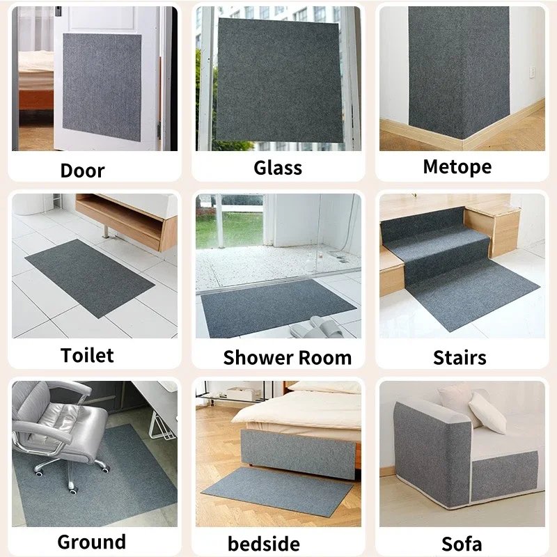 Trimmable Cat Scratching Mat Cat Scratcher Sofa Tape Scratching Post Self-adhesive Carpet Cats Scratch Board Cat Accessories