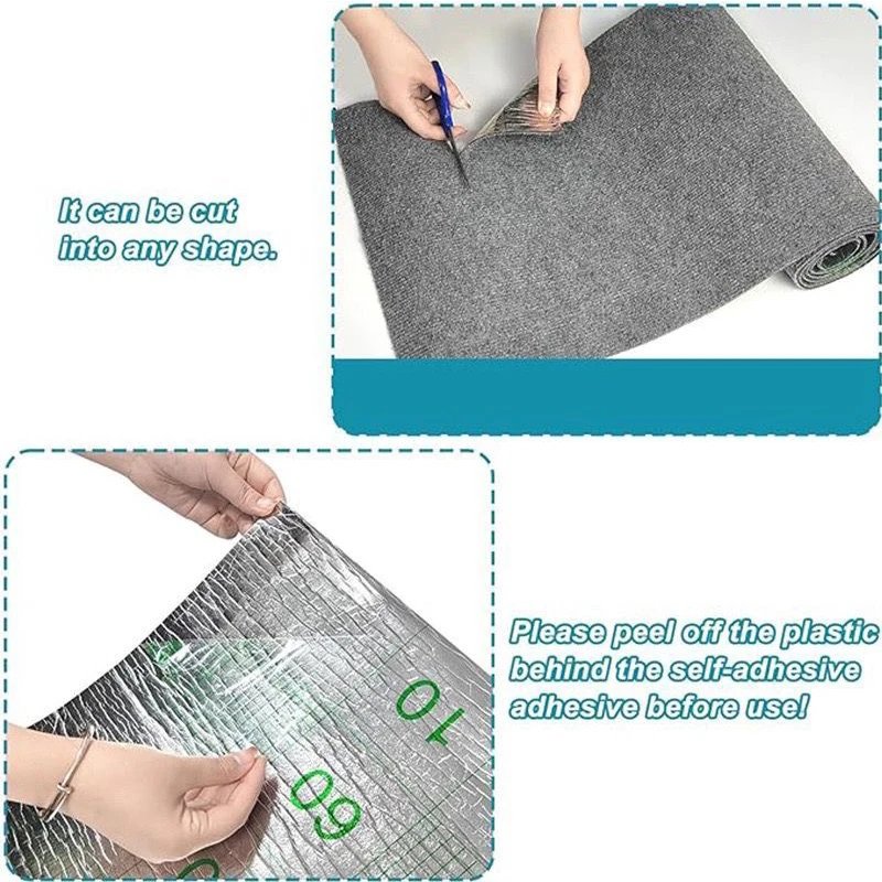 Trimmable Cat Scratching Mat Cat Scratcher Sofa Tape Scratching Post Self-adhesive Carpet Cats Scratch Board Cat Accessories
