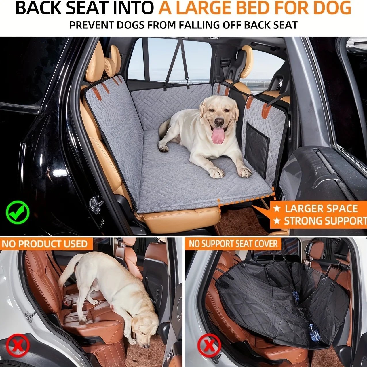 Dog Seat Cover Car Seat Cover For Pets,Waterproof Pet Seat Cover Hammock Scratch Proof Nonslip Durable Soft Pet Back Seat Covers Dog Seat Cover Car Seat Cover For Pets,Waterproof Pet Seat Cover Hammock Scratch Proof Nonslip Durable Soft Pet Back Seat Covers