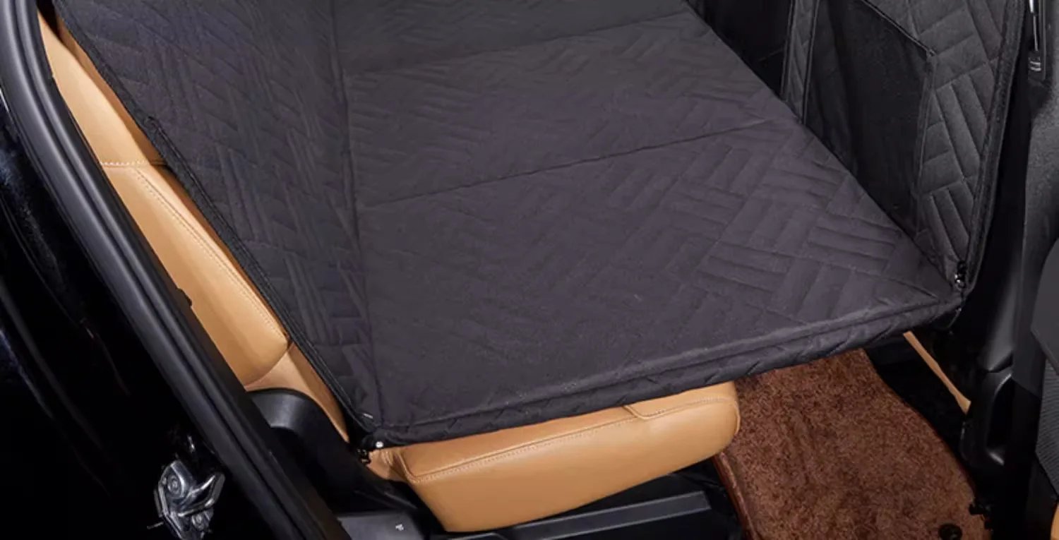 Winter Removable Car Seat Cover Back Seat Extension Dog Pad Waterproof Scratch Proof Nonslip Hammock Rear Seat Cushion for Pet