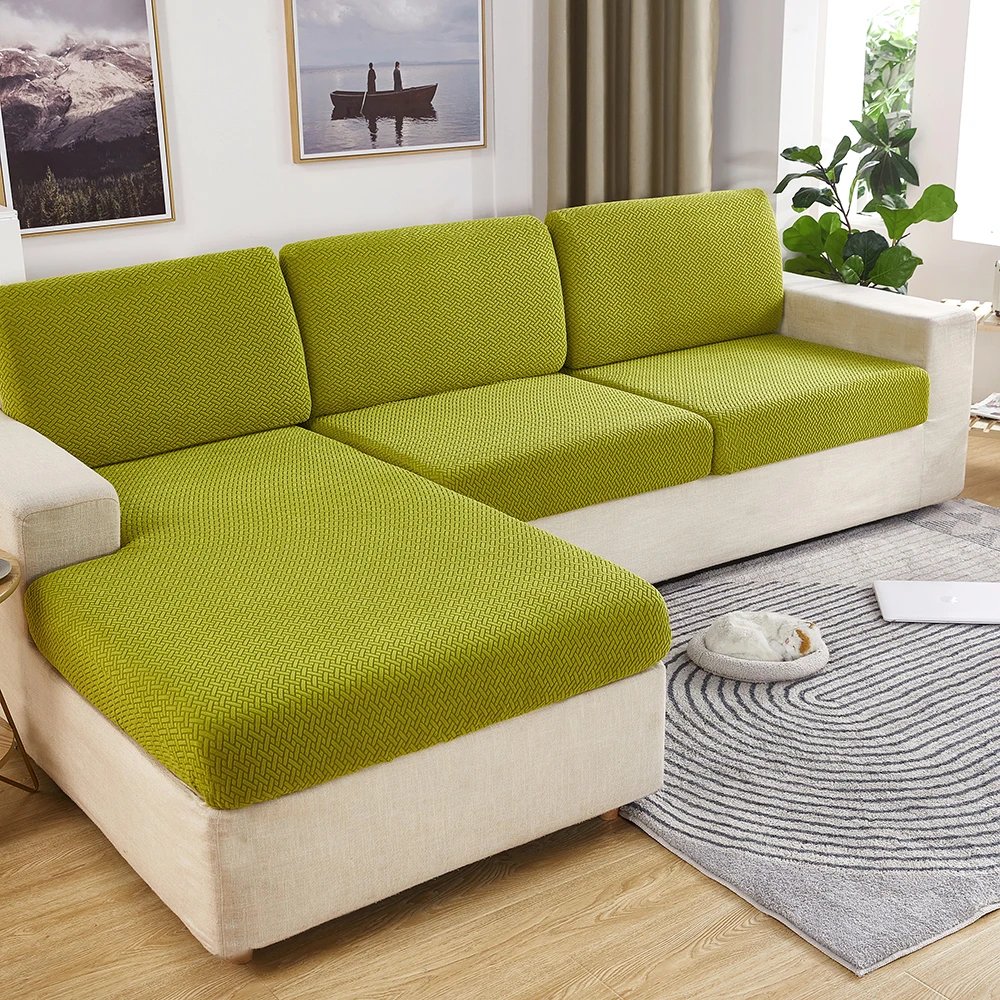 Thick Jacquard Sofa Seat Cushion Cover Funiture Protector Couch Covers for Sofas Anti-dust Removable Seat Slipcover Kids Pets Thick Jacquard Sofa Seat Cushion Cover Funiture Protector Couch Covers for Sofas Anti-dust Removable Seat Slipcover Kids Pets