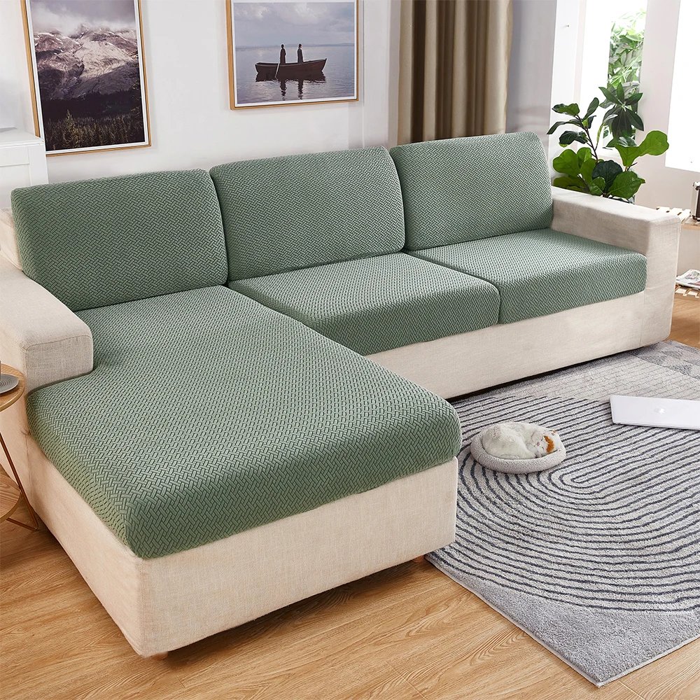 Thick Jacquard Sofa Seat Cushion Cover Funiture Protector Couch Covers for Sofas Anti-dust Removable Seat Slipcover Kids Pets Thick Jacquard Sofa Seat Cushion Cover Funiture Protector Couch Covers for Sofas Anti-dust Removable Seat Slipcover Kids Pets
