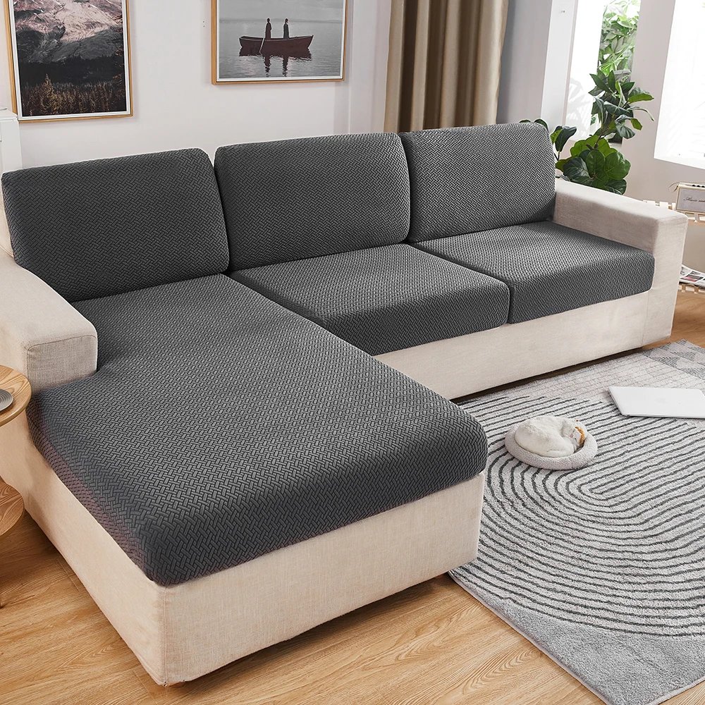 Thick Jacquard Sofa Seat Cushion Cover Funiture Protector Couch Covers for Sofas Anti-dust Removable Seat Slipcover Kids Pets Thick Jacquard Sofa Seat Cushion Cover Funiture Protector Couch Covers for Sofas Anti-dust Removable Seat Slipcover Kids Pets