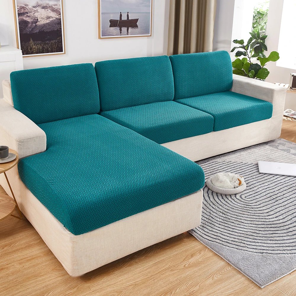 Thick Jacquard Sofa Seat Cushion Cover Funiture Protector Couch Covers for Sofas Anti-dust Removable Seat Slipcover Kids Pets Thick Jacquard Sofa Seat Cushion Cover Funiture Protector Couch Covers for Sofas Anti-dust Removable Seat Slipcover Kids Pets