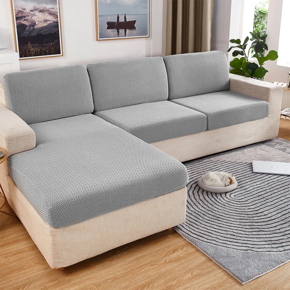Thick Jacquard Sofa Seat Cushion Cover Funiture Protector Couch Covers for Sofas Anti-dust Removable Seat Slipcover Kids Pets Thick Jacquard Sofa Seat Cushion Cover Funiture Protector Couch Covers for Sofas Anti-dust Removable Seat Slipcover Kids Pets
