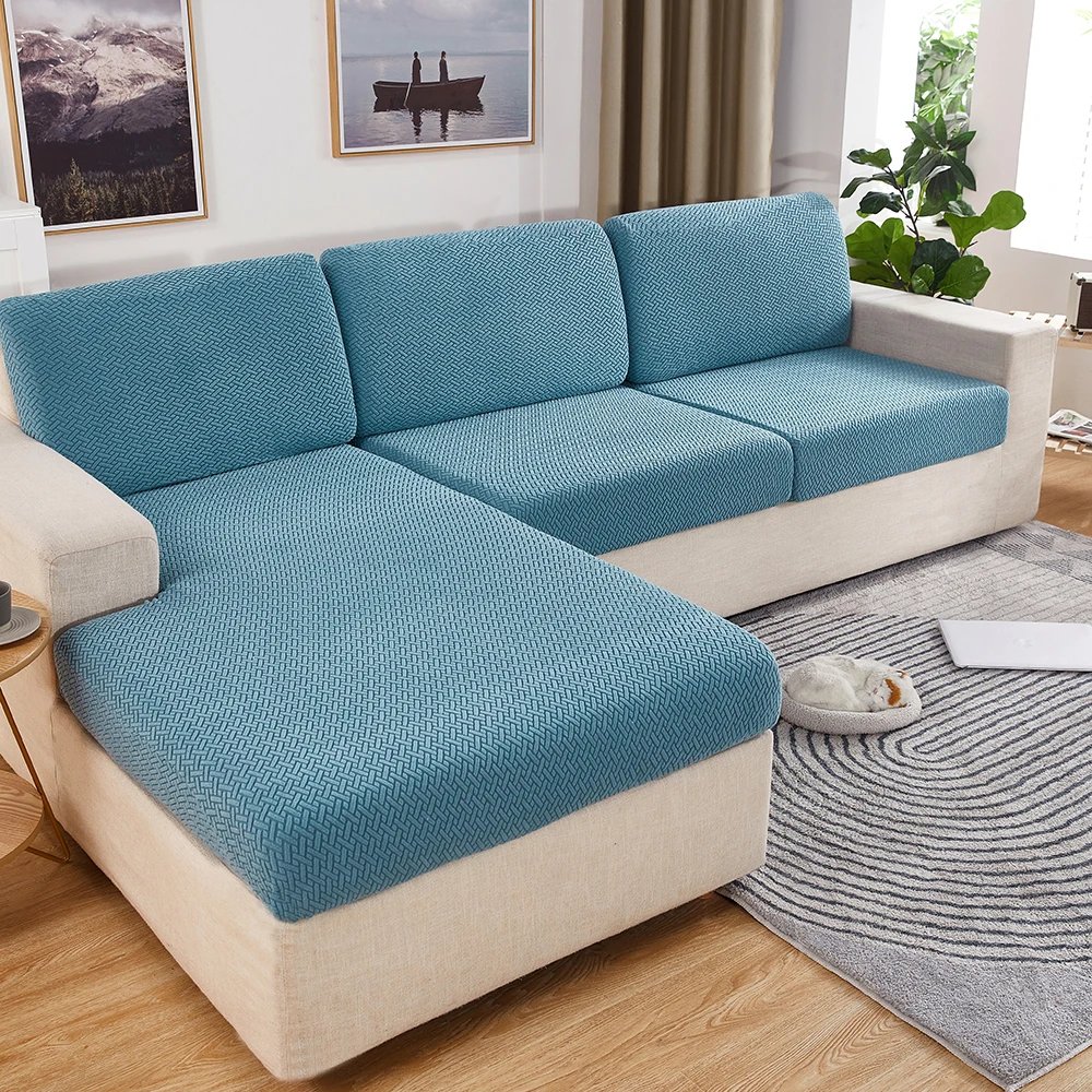 Thick Jacquard Sofa Seat Cushion Cover Funiture Protector Couch Covers for Sofas Anti-dust Removable Seat Slipcover Kids Pets Thick Jacquard Sofa Seat Cushion Cover Funiture Protector Couch Covers for Sofas Anti-dust Removable Seat Slipcover Kids Pets
