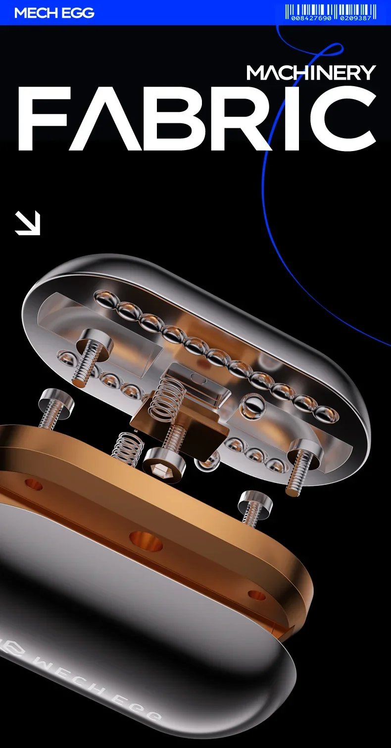 Mech Egg EDC Fidget Slider Metal Fidget Toys ADHD Tool Anti-anxiety Office Desk Toys Adult Stress Relief Toys Birthday Gifts