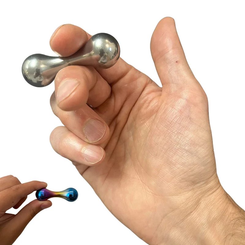Knucklebone Titanium Alloy Bone Fingertip Top Baole Bead Begleri Toy Knucklebone Finger Limit EDC Anti Stress Autism ADHD Cool