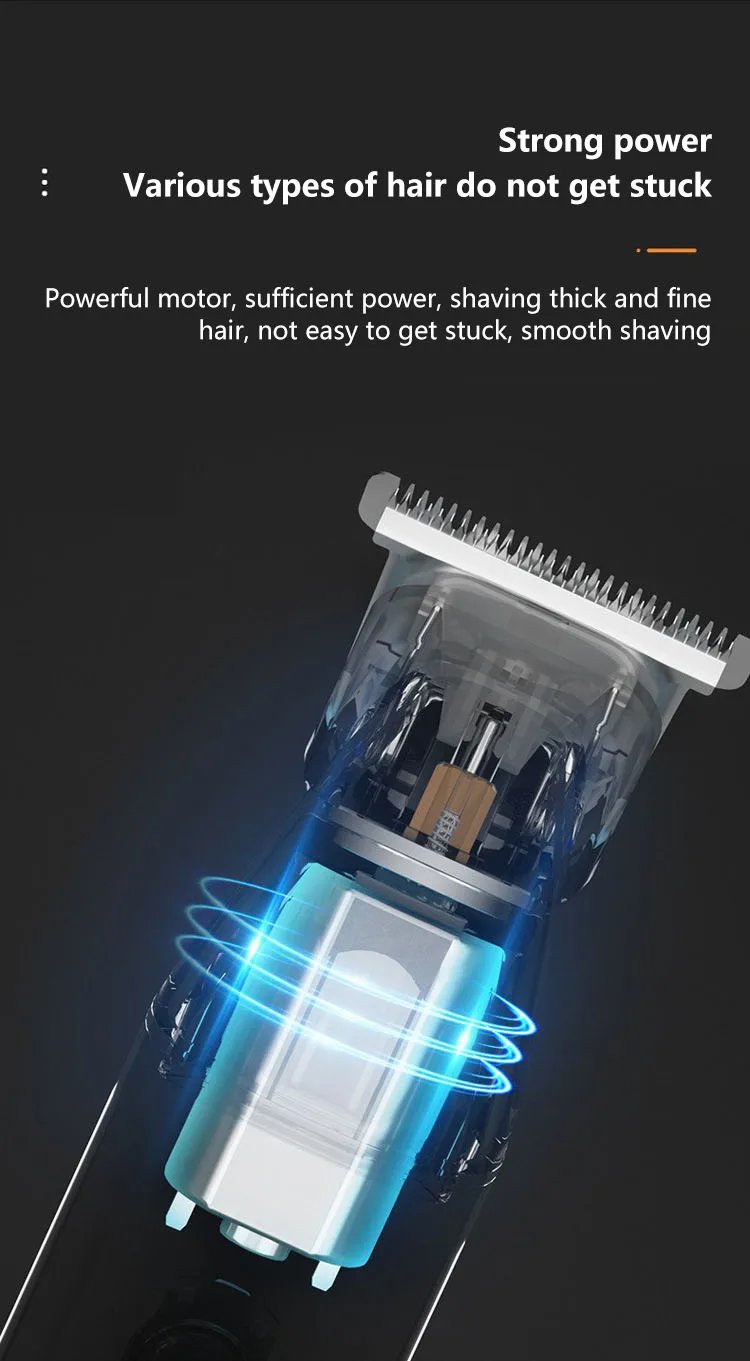 Mijia 5 in 1 Hair Trimmer Machine LCD Display Clippers Barber Professional Hair Cutting Machines Men's Electric Shaver