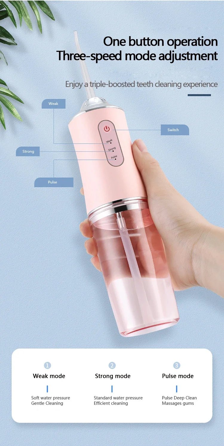 Oral Irrigator Dental Water Jet Flosser Appliance Pick Floss Dentistry Mouth Washing Machine Teeth Whitening Cleaning Tools