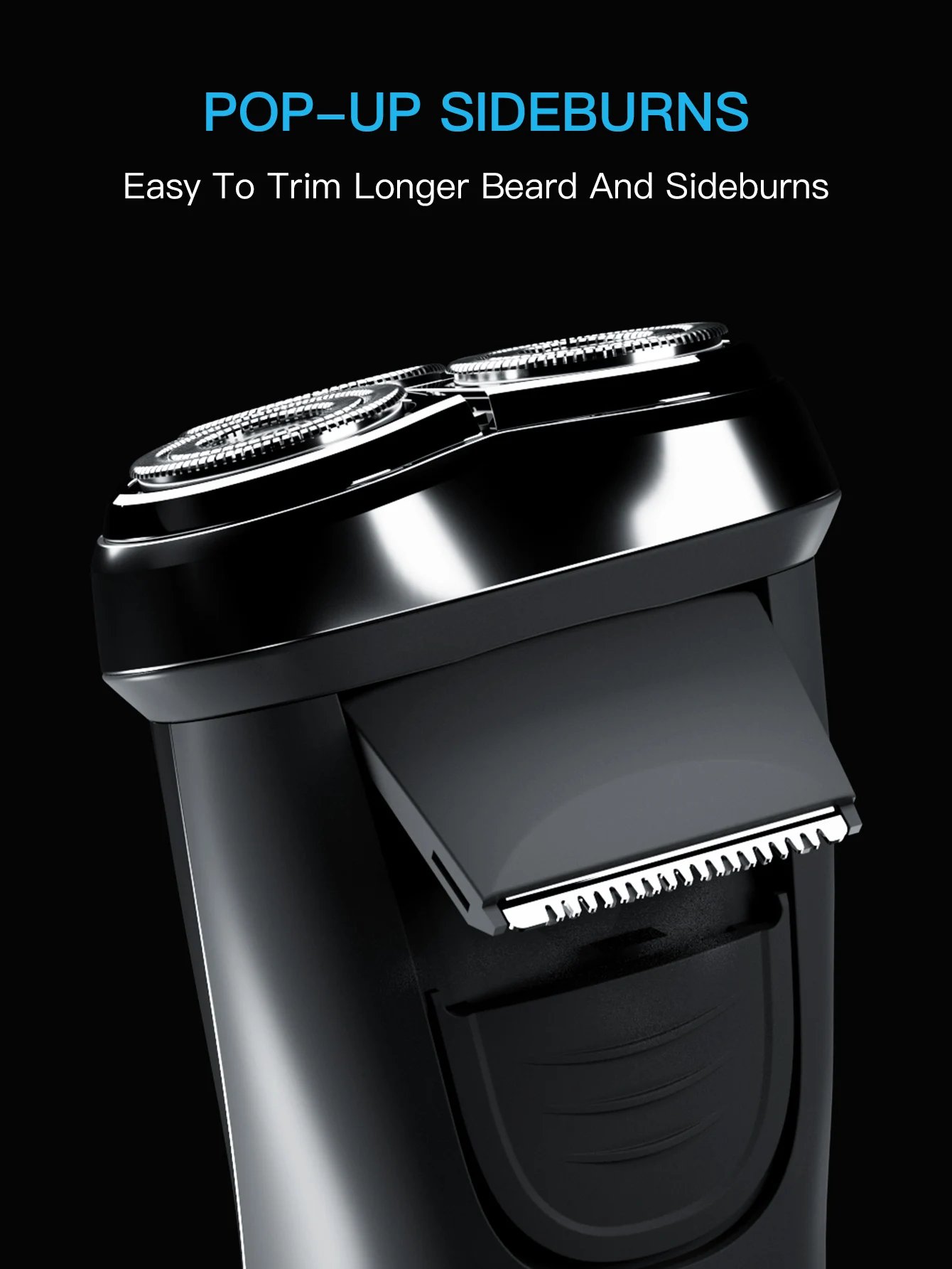 ENCHEN Electric Shaver 3D Blackstone 3 IPX7 Waterproof Razor Wet And Dry Dual Use Face Beard Battery Digital Display For Men