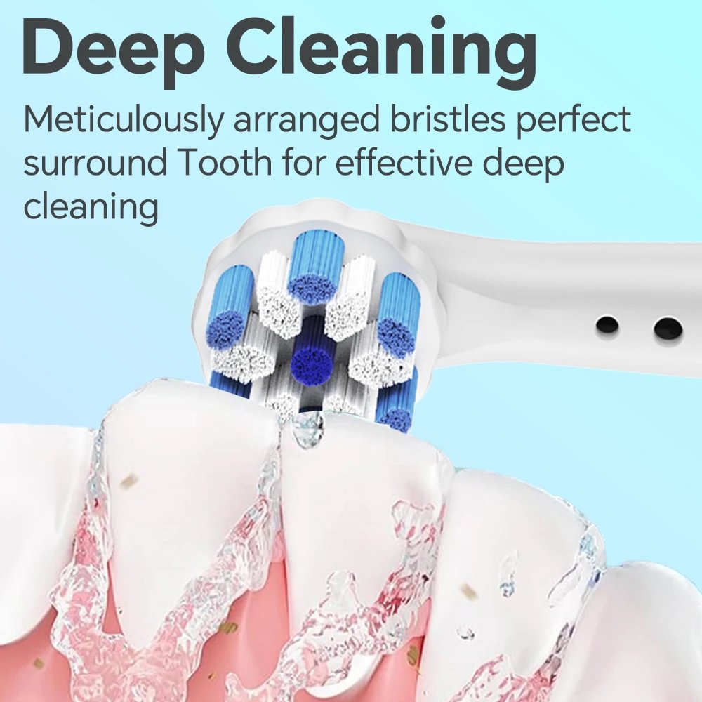 4/8/12 Pack Compatible with Oral B iO Series Electric Toothbrush Replacement Brush Heads, Toothbrushes Head for iO 2/3/4/5/6/7/8
