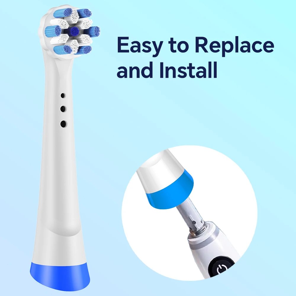 4/8/12 Pack Compatible with Oral B iO Series Electric Toothbrush Replacement Brush Heads, Toothbrushes Head for iO 2/3/4/5/6/7/8