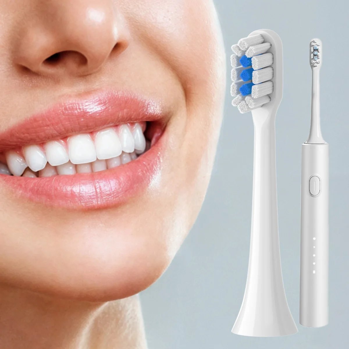 Replacement Brush Heads For Mijia T301 T302 T501 /501CSonic Electric Toothbrush Head DuPont Soft Bristle Nozzles Replacement Brush Heads For Mijia T301 T302 T501 /501CSonic Electric Toothbrush Head DuPont Soft Bristle Nozzles