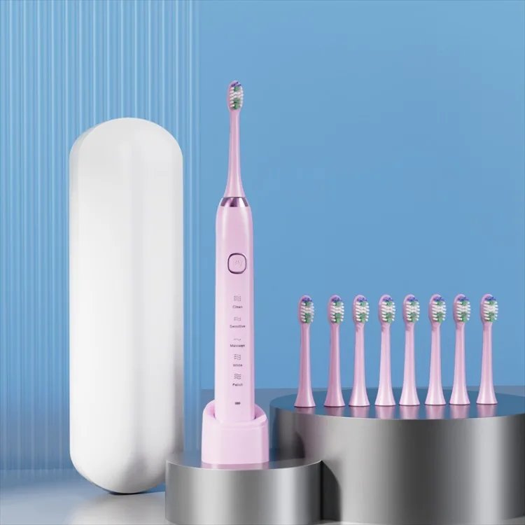 Sonic Electric Toothbrush Adults 8 Brush Heads 5 Modes USB Rechargeable IPX7 Waterproof Whitening Power Toothbrushes for Adults Sonic Electric Toothbrush Adults 8 Brush Heads 5 Modes USB Rechargeable IPX7 Waterproof Whitening Power Toothbrushes for Adults