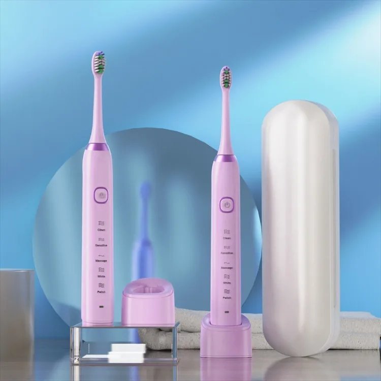 Sonic Electric Toothbrush Adults 8 Brush Heads 5 Modes USB Rechargeable IPX7 Waterproof Whitening Power Toothbrushes for Adults Sonic Electric Toothbrush Adults 8 Brush Heads 5 Modes USB Rechargeable IPX7 Waterproof Whitening Power Toothbrushes for Adults