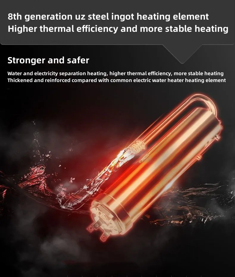HYUNDA Electric Water Heater Instantaneous Rapid Heating Household Bathroom Shower Small Bath Machine Kitchen Water Heater HYUNDA Electric Water Heater Instantaneous Rapid Heating Household Bathroom Shower Small Bath Machine Kitchen Water Heater