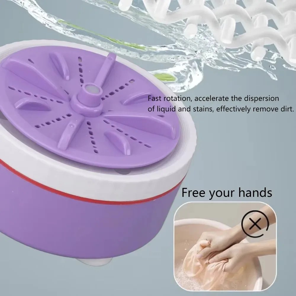 USB Mini Washer Compact Turbine Portable for Underwear with Adjustable Time Speeds Space-Saving Design for Dorms USB Mini Washer Compact Turbine Portable for Underwear with Adjustable Time Speeds Space-Saving Design for Dorms