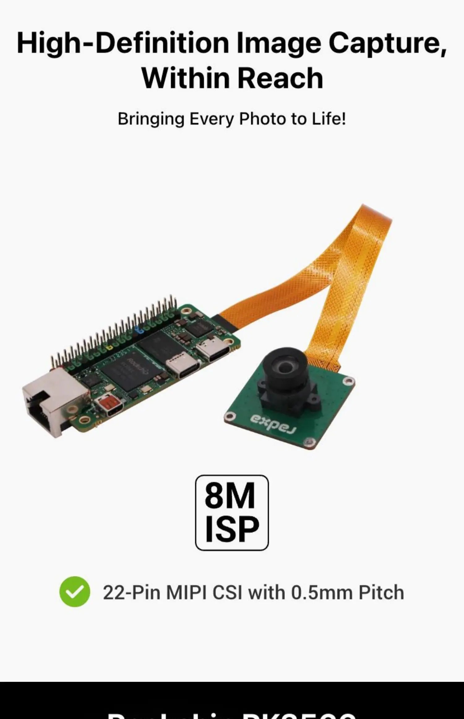 Radxa ZERO 3E A Light, Compact And Tiny SBC  Rockchip RK3566