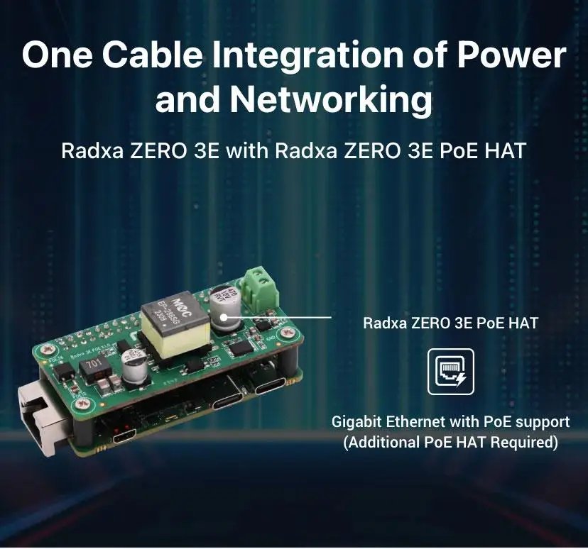 Radxa ZERO 3E A Light, Compact And Tiny SBC  Rockchip RK3566