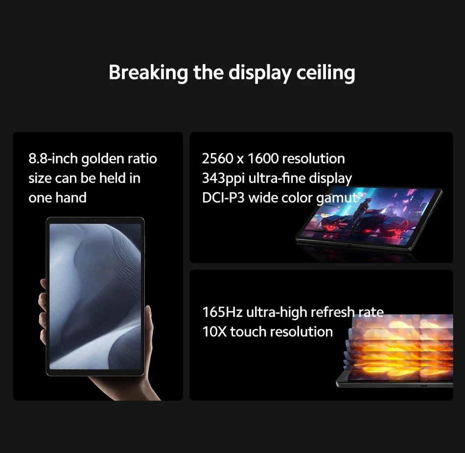 Global ROM Lenovo LEGION Y700 2025  Tablet Snapdragon 8 Gen 3 Octa Core 8.8 Inch 165Hz Display Android 6550mAh