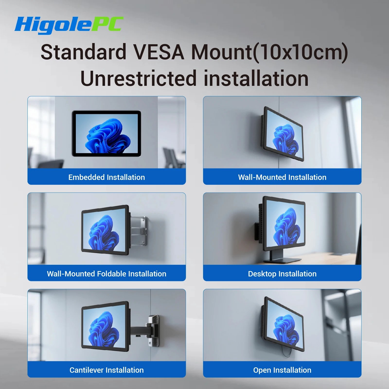 Higole F11 Pro 11.6'' Mini Computers Intel N5100 Windows 11 WiFi5 8GB 128GB BT 4K HDMI RS-232 Laptop Desktop PC Fanless Mini PC