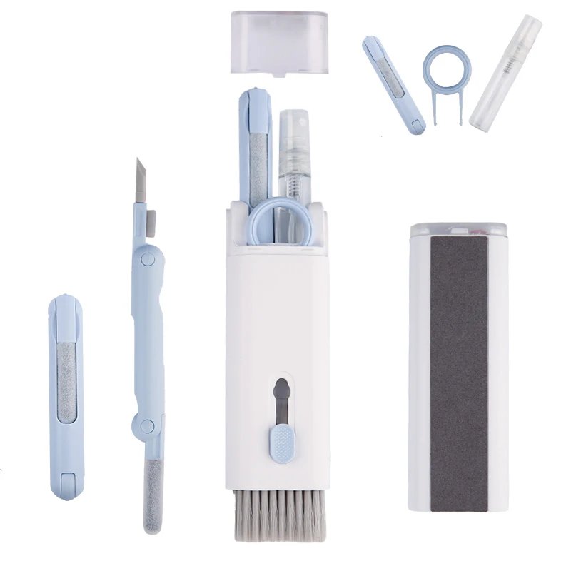 7 in 1 Computer Keyboard Cleaner Brush Kit Earphone Cleaning Pen For Headset Keyboard Cleaning Tools Cleaner Keycap Puller Kit 7 in 1 Computer Keyboard Cleaner Brush Kit Earphone Cleaning Pen For Headset Keyboard Cleaning Tools Cleaner Keycap Puller Kit