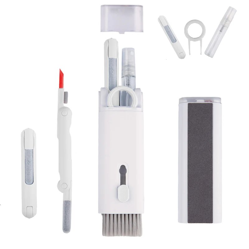 7 in 1 Computer Keyboard Cleaner Brush Kit Earphone Cleaning Pen For Headset Keyboard Cleaning Tools Cleaner Keycap Puller Kit 7 in 1 Computer Keyboard Cleaner Brush Kit Earphone Cleaning Pen For Headset Keyboard Cleaning Tools Cleaner Keycap Puller Kit