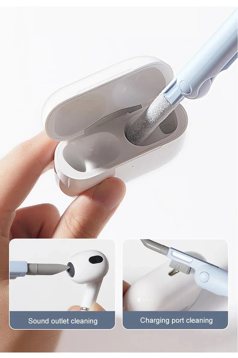 7 in 1 Computer Keyboard Cleaner Brush Kit Earphone Cleaning Pen For Headset Keyboard Cleaning Tools Cleaner Keycap Puller Kit 7 in 1 Computer Keyboard Cleaner Brush Kit Earphone Cleaning Pen For Headset Keyboard Cleaning Tools Cleaner Keycap Puller Kit