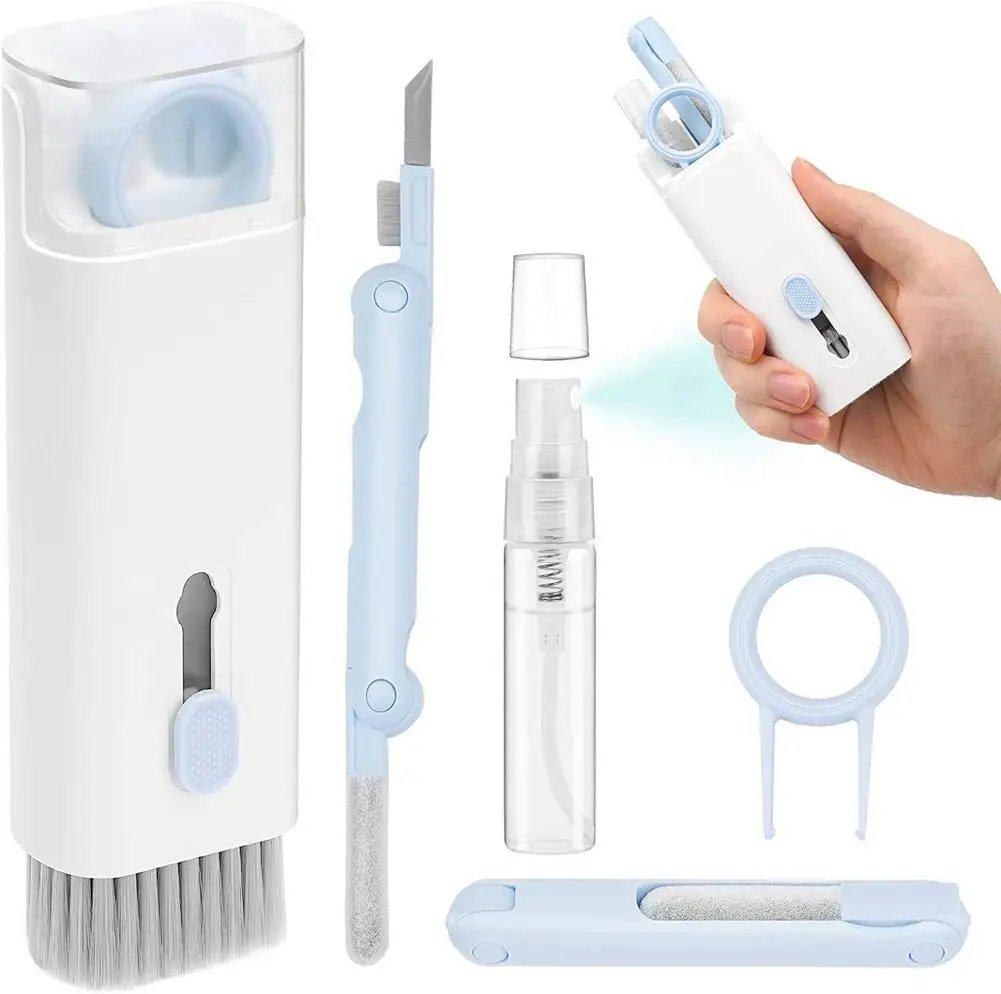 7 in 1 Keyboard Cleaning Kit with Screen Cleaner and Dust Removal Tool for Phone Tablet AirPods