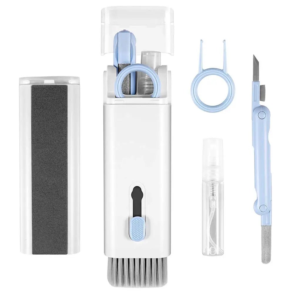 7 in 1 Keyboard Cleaning Kit with Screen Cleaner and Dust Removal Tool for Phone Tablet AirPods