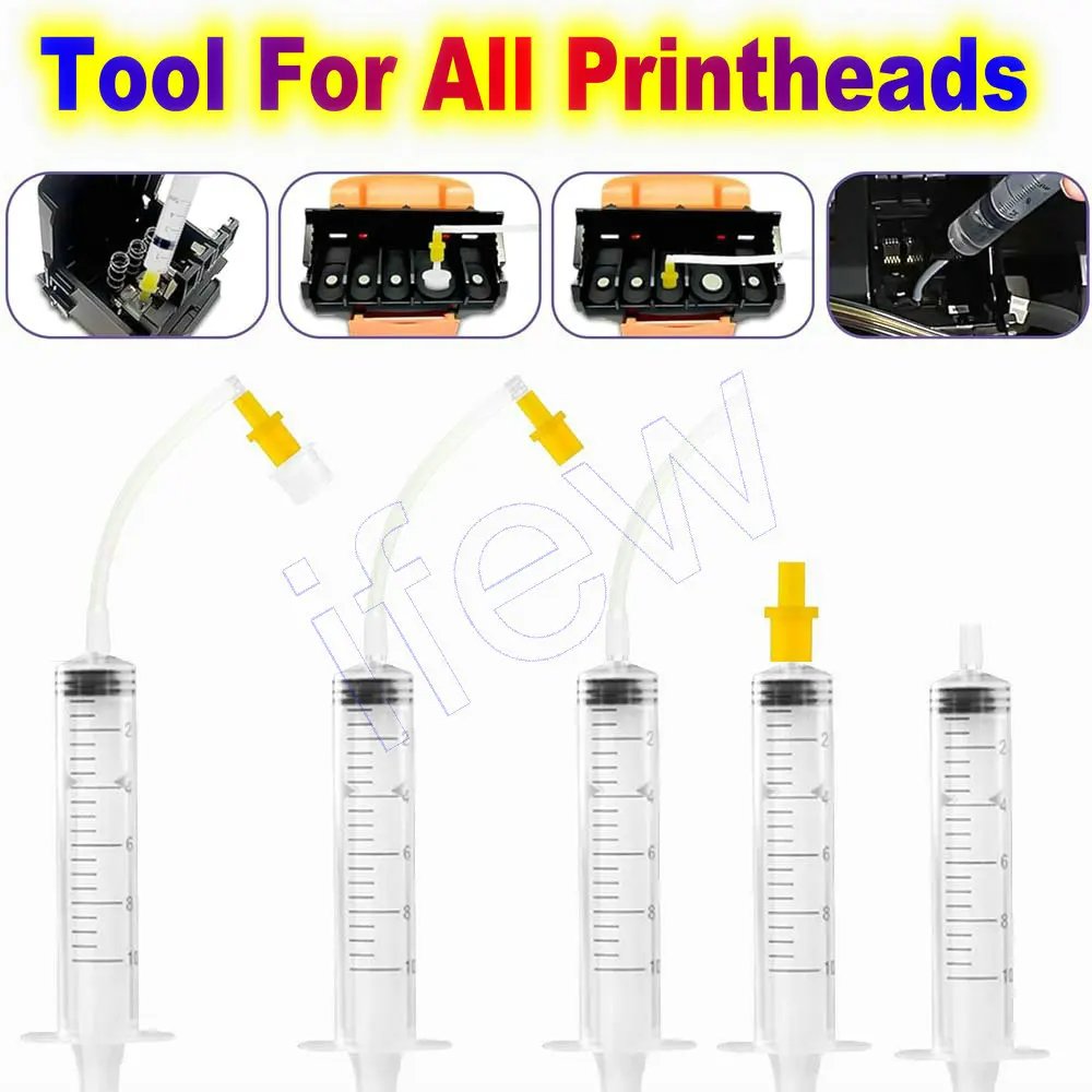 100ML Inkjet Printer Head Cleaning Kit Compatible With Epson Hp Brother Canon Nozzle & Printhead Cleaner For Printers Head Clean