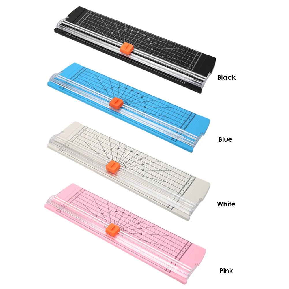 A4/A5 Paper Cutting Guillotine Paper Cutter with Pull-out Ruler for Photo Trimmers Scrapbook Lightweight Cutting Mat Machine