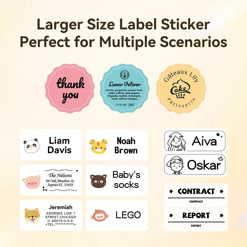 NIIMBOT B1 Portable Thermal Printer With Tapes 2 Inch Adhesive Label Printer Mini Bluetooth Sticker Maker Support Smartphones PC NIIMBOT B1 Portable Thermal Printer With Tapes 2 Inch Adhesive Label Printer Mini Bluetooth Sticker Maker Support Smartphones PC