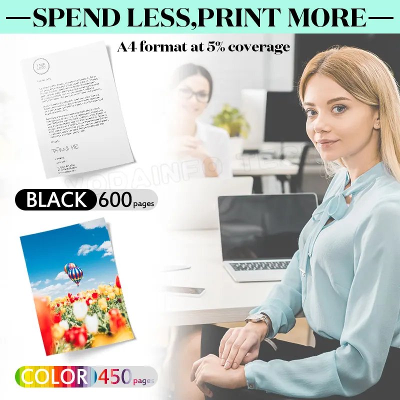 Royek 302X Ink Cartridge Remanufactured For HP 302 HP302 XL Deskjet 2130 1110 1111 1112 2131 3630 Officejet 4510 4520 3830 302XL