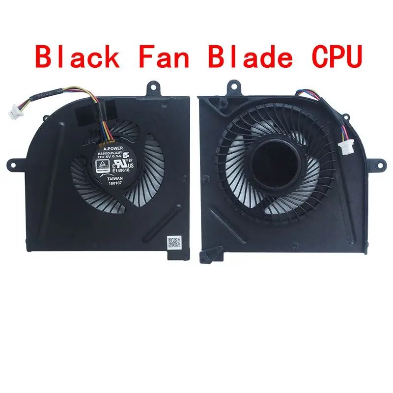 New Laptop CPU GPU Cooling Fan For MSI GS63VR GS63 GS73 GS73VR GS62 MS-16K2 MS-16K3 MS-16K4 MS-16K5 MS-17B1 MS-17B2