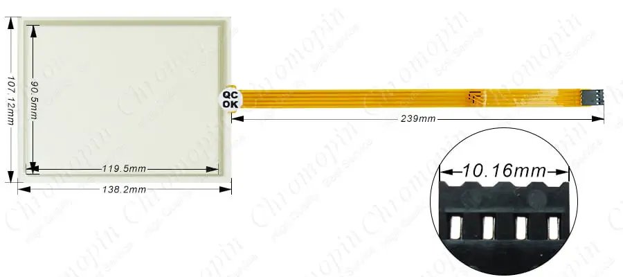 Touch Screen Panel Glass Digitizer for B&R Power Panel PP65 4PP065.0571-X74 4PP065.0571.X74 4PP065-0571-X74 Touchpad and Overlay