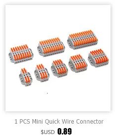 1/5/10 PCS 1 in Multiple Out Fast Electrical Connectors Universal Compact Splitter Wiring Cable Connector Push-in Terminal Block