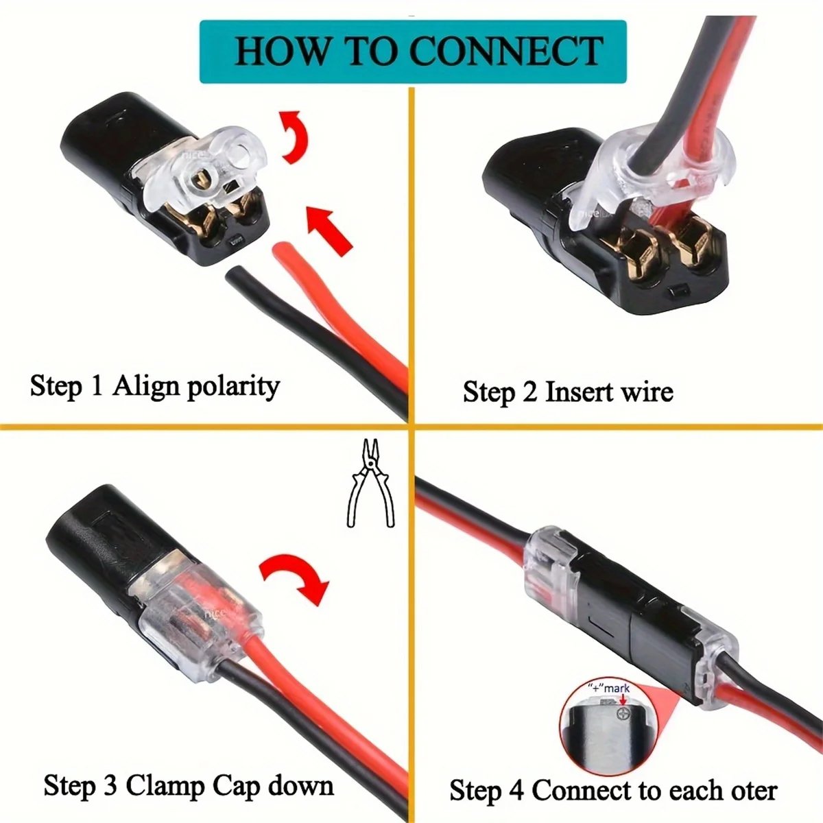 1/2/3 Pin Waterproof Automotive Electrical Connector Sealed Dustproof Wire Terminal Strip for Car Wiring Cable Connection