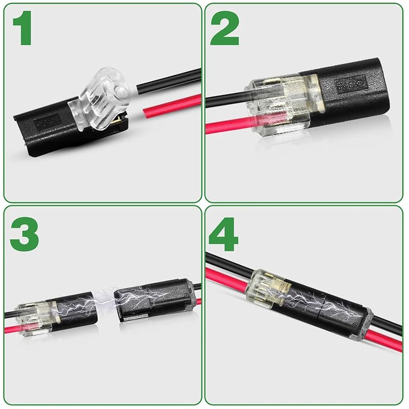 1/2/3 Pin Waterproof Automotive Electrical Connector Sealed Dustproof Wire Terminal Strip for Car Wiring Cable Connection